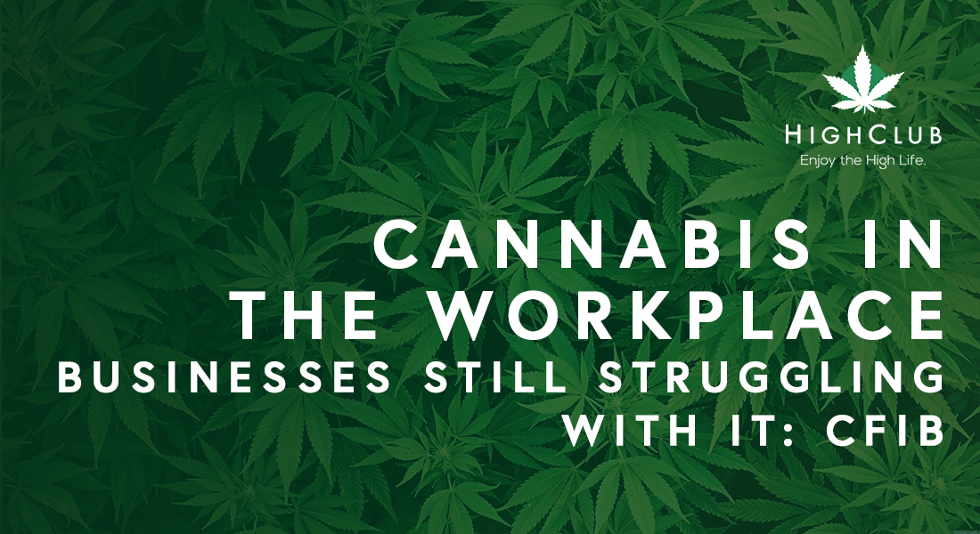 using cannabis at work